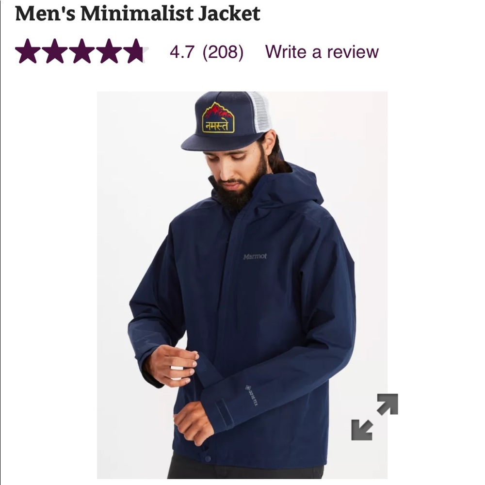 NWT Marmot Men’s Minimalist Jacket XL